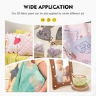 3d Fabric Permanent Paint 40 Color  Fabric Paint With Vibrant Colors  3 Bonus