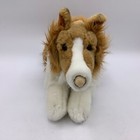 Animal Alley Plush Collie Dog Toys R Us 12  Vintage Realistic Stuffed Animal