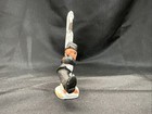 Antique 1920s Painted Cast Iron Drunk Man Hanging On Street Sign Bourbon St