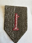 Original Wwii Us Army 1st Infantry Division Patch - Big Red One Ssi Greenback