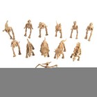 12pcs Dinosaur Toys Fossil Skeleton Simulation Model Set Mini Action Figure