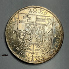  256  Czech Republic  1937  20 Korun  Silver Uncirculated Coin  High Grade   1