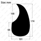 Water Drop Shape Guitar Pickguard Self Adhesive Fit 40 41 Inch Acoustic Guitar