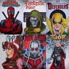 Original Custom Blank Sketch Cover Comic Artwork Dc Marvel Image Commissions