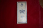 Antique Clark s O n t  Six Cord Thread 12 Wooden Spools W  Box Black