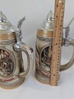 2 Anheuser-busch Beer Steins 1985   9 5  Tall Collectible Tomorrow s Treasures