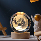 3d Crystal Ball Jellyfish Galaxy Globe Table Lamp Usb Led Night Light Gift Decor