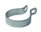 1-5 8 In  Galvanized Steel Chain Link Fence Brace Band - Heavy Duty