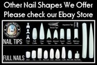 500 600pc Full Cover False Nails Square Short Long Fake Nail Tips Coffin Almond