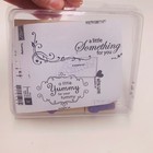 Stampin Up Stamp Set Yummy For Your Tummy New In Box Set Of 3 Mounted Unused
