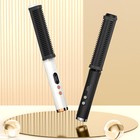 Professional Hair Straightener Comb Brush Fast Heat Hot Straightening Comb Us