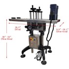 Bottomless Gap Transfer Conveyor Hugger Belt Bottle Conveying Device 220v 240w