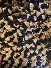 Black   Champagne Tassel Fringe Trim Designer Upholstery Drapery