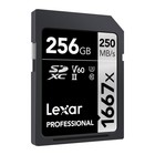 Lexar Professional 256gb 1667x Uhs-ii Sdxc Memory Card