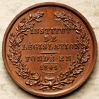 1841 France Medal  institut De Legislation 