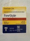 Freestyle Lite No Coding Glucose Test Strips 100 Ct Exp 2027-06-30