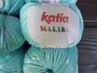 Katia Malibu  Cotton Ribbon Yarn  8 Balls  50 Gr  122 Yds  Metallic Accents  New