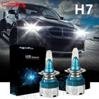 H7 Led Headlight Kit Hi low Beam Light Bulbs 120w 12000lm 6000k White High Power