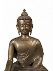 Large Shakyamuni Buddha Bronze Statue     Tibet India     Bhumisparsha     53 Cm