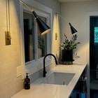 Wall Lamp Handmade Vintage Inspired Sciccoso Brass  Black