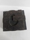 Antique Wood Letterpress Letter G Type Print Block - 2 25  X 2 