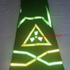 Reflective Straight Leg Pants Melbourne Shuffle Ghost Step Dance Trousers Party