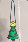      New Super Mario Star Christmas Tree Kandi Perler Stretch Necklace Edc Rave     