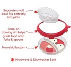 Skip Hop - Non-slip Plate   Bowl Training Set - Bee  Fox  Unicorn  Monkey