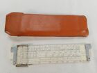 K e Keuffel   Esser Vintage 1947 Slide Rule Leather Case Model 4181-1 Nice One