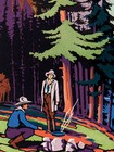 1920s Travel By Train Colorado Rockies Vintage Style Travel Poster - 16x24