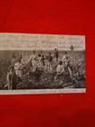 Rppc 1906 Rare Early Black Workers In Cottonfield   Photo Taken 1890 Black White