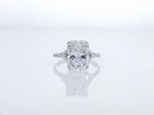 Radiant Cut 4 20 Ct White Diamond Art Deco Vintage Engagement Ring 925 Silver