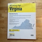 American Map Virginia State Road Atlas 2008 Large Scale Street Maps   City Index