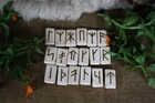 Wooden Handmade Slavic Runes 18 Pcs