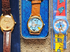 Lot 3 Fossil Aladdin Watches   1 Other Poof Watch - See Notes