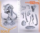 Xenomorph Lootbox Edition   1 10 Unpainted Resin Kit   Alien Horror Display