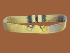British Military Khaki Web Combat Pistol Belt Pattern 37 1950 s Vintage Nos