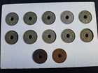 British Mandate Coins Of Palestine   set Of 12 Coins  10 Mils 1927-1946