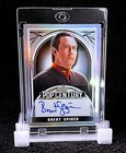 Commander Data     Brent Spiner Autograph 15 25     Ssp Refractor Leaf Star Trek