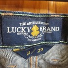 Lucky Brand Abbey Double Roll Jean Shorts Sz 8 29