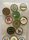 Vintage Ball Markers Lot Of 80  Harbor Town  Riveria  U s  Opens  Pebble  Etc 