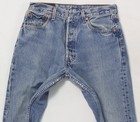 1995 Vintage Levis 501 Classic Fit Button Fly Denim Jeans Tag 33x30 Actual 30x30