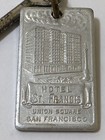 Vintage Hotel St Francis - San Francisco - Key Fob   Skeleton Key - Gerald Ford