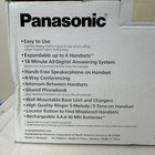 New Panasonic Kx-tg4223 Dect 6 0 Cordless Phone Digital Answering 3 Handsets