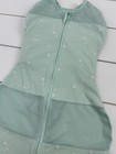 Happiest Baby M 2-4m One Piece Sleeper Baby Swaddle Mint Green Stars