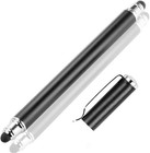 Stylus Touch Screen Pen Fiber Tip Aluminum Lightweight Black For Cell Phones