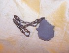 Vintage Alpha Gamma Delta Sorority Watch Fob Chain Crest Pendant - Old
