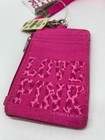 Y2k Victoria   s Secret Vs Pink Graphic Hot Pink Lanyard Cruise Id Holder Rare Nwt