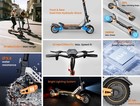 Junling 1000w Adult Electric Scooter Off-road E-scooter 28 Mph 34 Miles Us Stock
