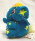 Jakks Pacific 2008 Neopets Blue Starry Elephante 5  Plush Stuffed Animal Toy